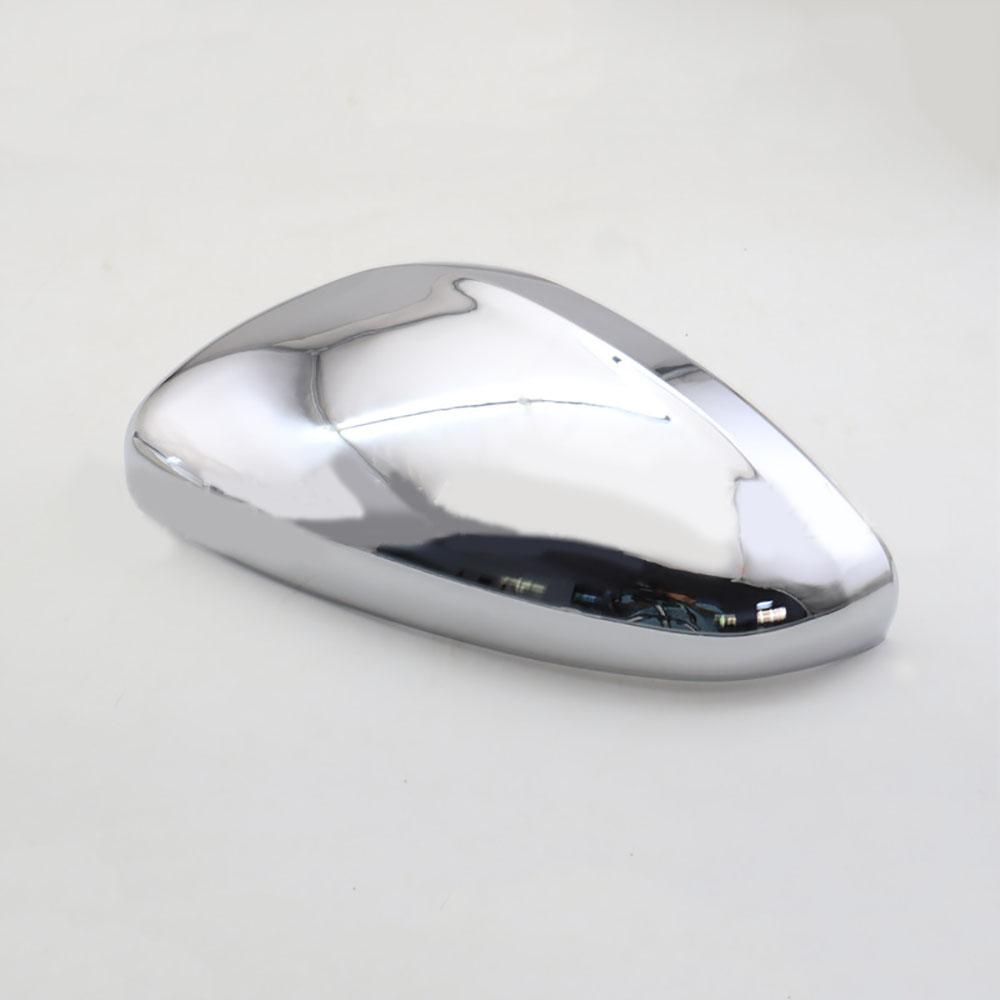 Left Door Wing Mirror Cover Cap Case Chrome For Peugeot 208 2012-2019