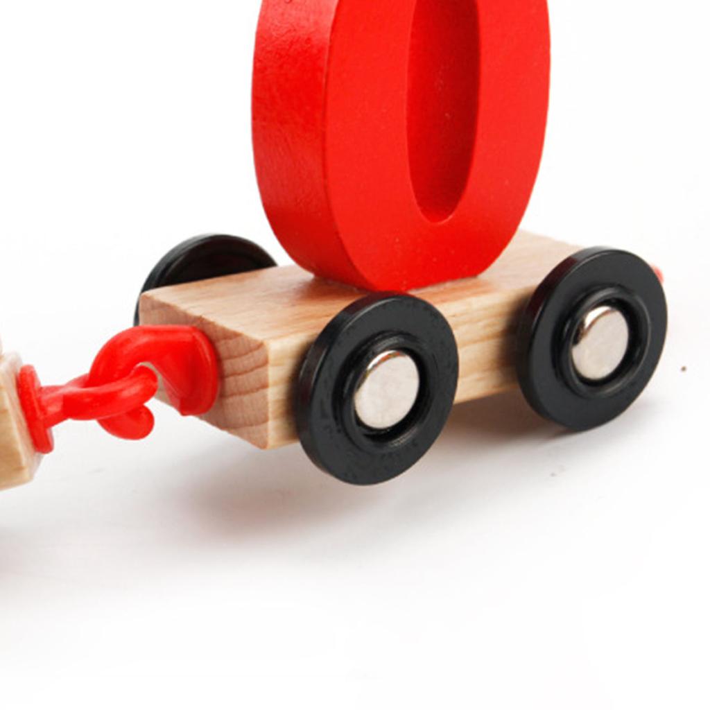 11 Sections Number Train Toy Early Educational Counting Number Train Building Blocks for Children