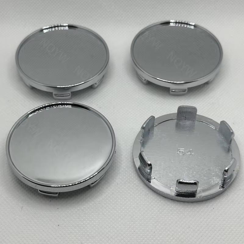 4 шт./лот 54 мм Колпачки на центр ступицы автомобильного колеса Крышки эмблемы колпака ступицы колесного диска автомобиля Автоаксессуары Подходят наклейки-декали с плоским логотипом 50 мм