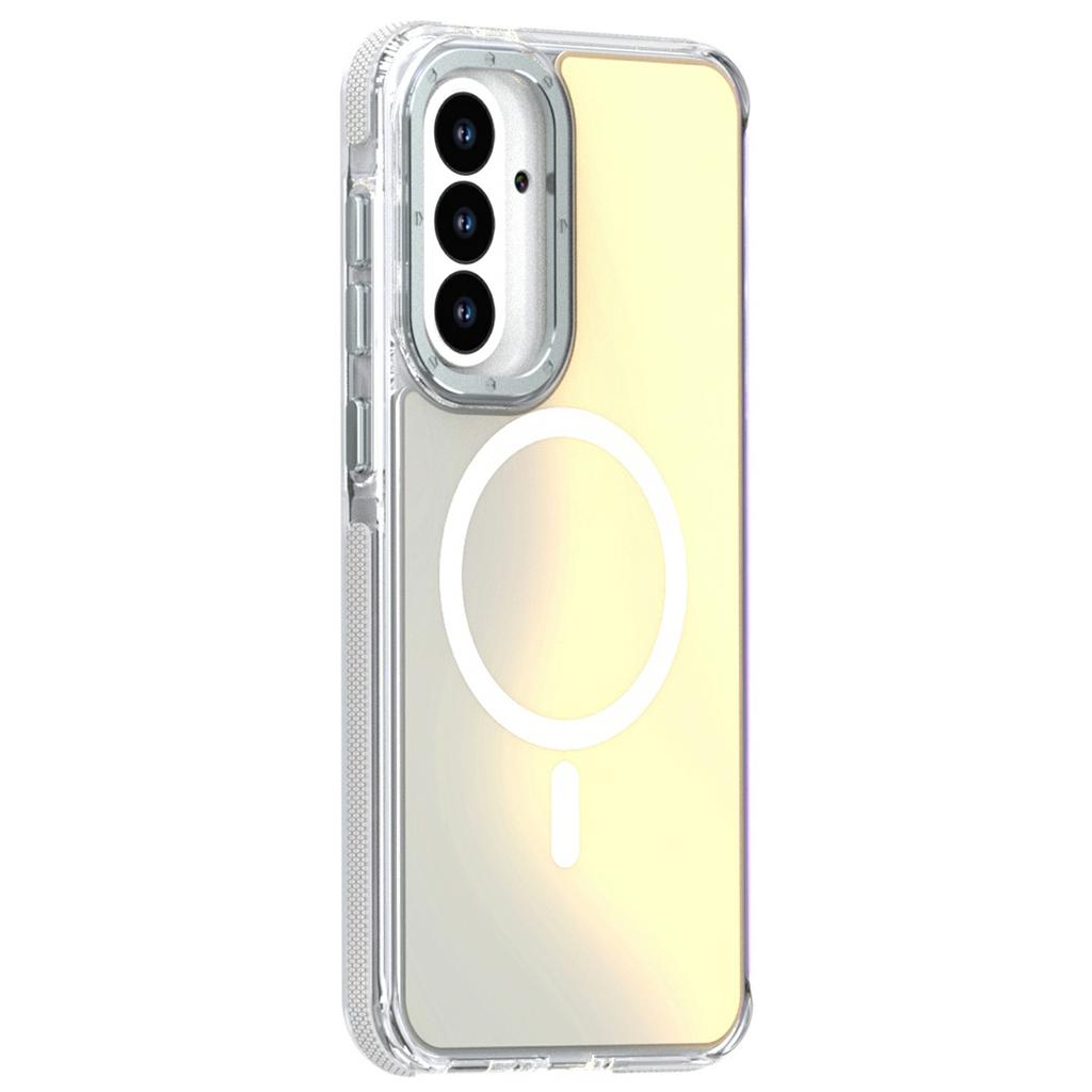 Для Samsung Galaxy S26 / S26 Pro Магнитный чехол Милый флуоресцентный дизайн ТПУ Акриловая задняя крышка телефона