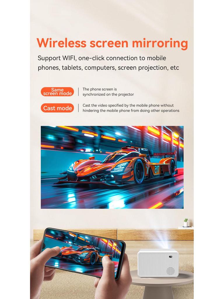 Exclusive Ultra HD Compact Home and Dorm Projector