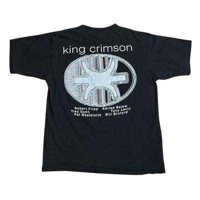 Винтажная футболка группы King Crimson Размер XL