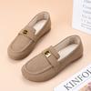 Soft-soled Soft-sided Single Shoes for Women's Spring New Flat-soled Mother Shoes, Lazy One-pedal Doudou Shoes for Women