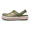 Small Crocs Hole Sandals Army Green Children's Style