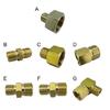 Practical Copper Gas Stove Connectors 3/8Inch 1/4Inch Left Hand Thread Adapters Convenient for Outdoor Cooking