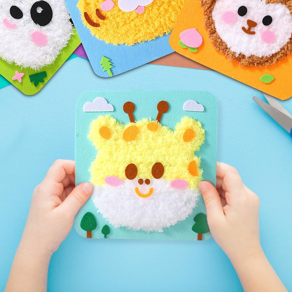 Детская игрушка-головоломка из мультяшного материала своими руками