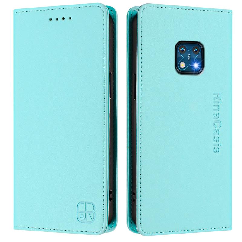 Luxury Leather Case For Nokia HMD Fuison/Skyline Nokia G21 G11 C30 X30 XR20 RFID Blocking Card Slots Magnetic Attraction Stand Shockproof Flip Cover