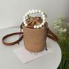 Straw Beading Shoulder and Crossbody Bags for Women Solid Sense of Luxury Grace Handbags Casual Fashion