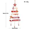 Wooden Xmas Tree Ornament Christmas Wall Ornament 2025 New Hanging Pendant  Home Decor
