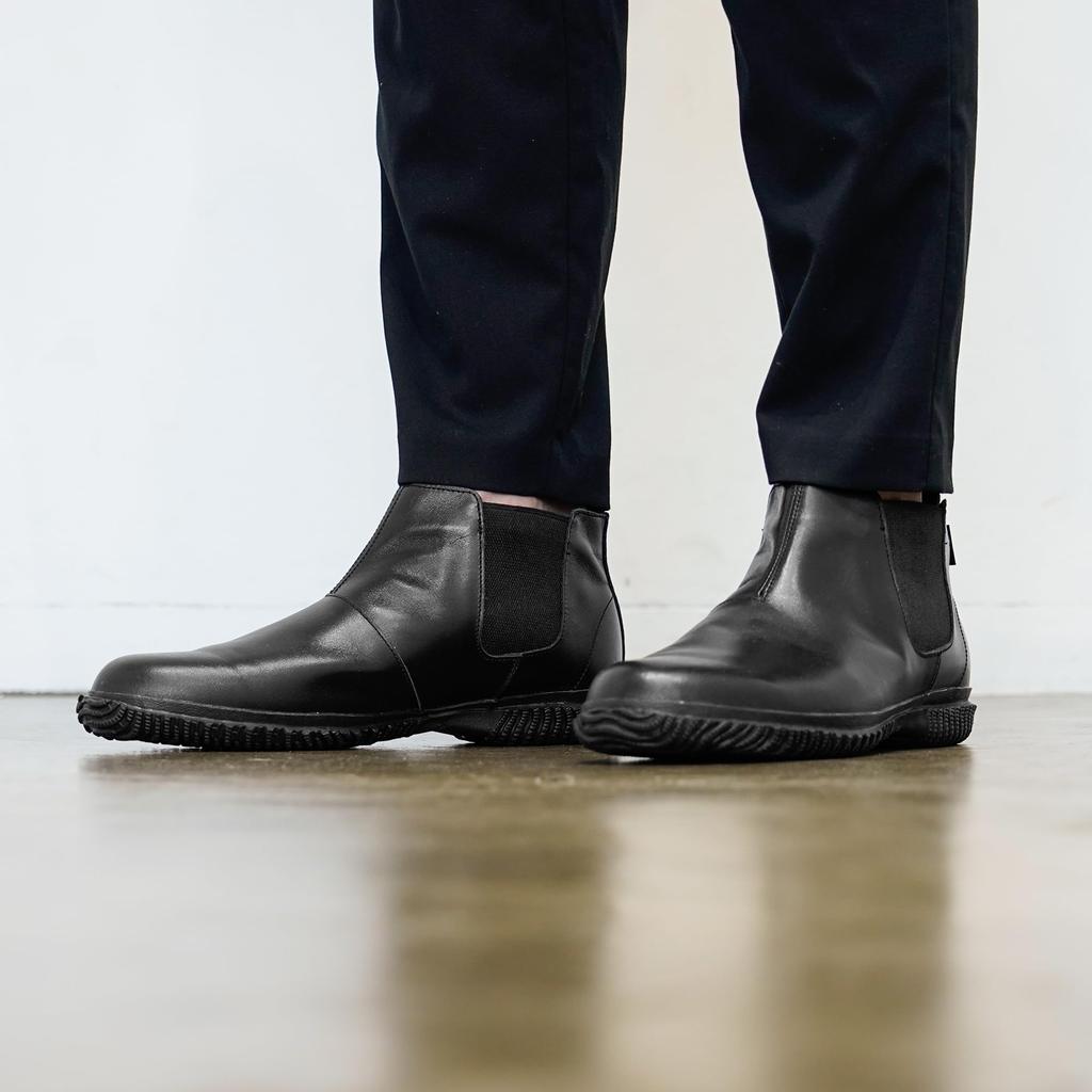 Черные кроссовки размера L, деловая обувь, водонепроницаемые [Spingle] SP-6603 (26.5см) Мужской Gore-Tex