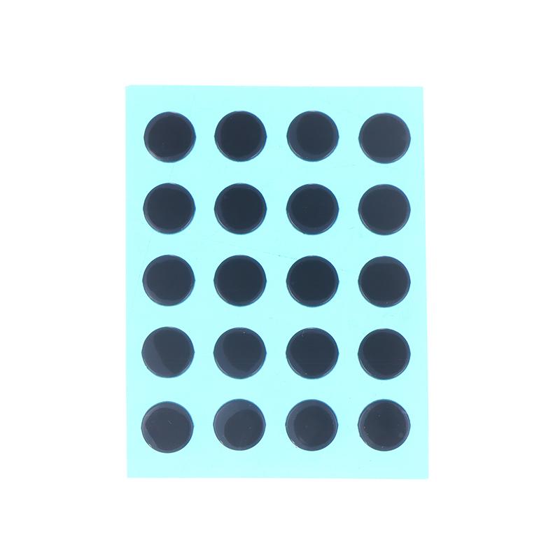 20Pcs 6.5Mm Diameter Small Dots Foot Pad Universal Mouse Glide Skates For Rubberized Mouse Foot Glide Feet Sticker