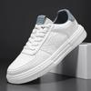Leather Men White Walking Shoes Flat Casual Sneakers Shoes Breathable Sports Tenis Shoes for Men Running Shoes