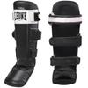 LEONE 1947 Боевые искусства Кикбоксинг ММА Защита голени Защитник голени Материал EVA Подушка Размер PT111 [УДАР] S/Черный [Оригинал]