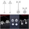 Temperament Female Simple Zirconia Bow Earrings Anti-allergy Short Section Earrings Couple Men and Women Universal Models Arrow Small Earrings Jewelry