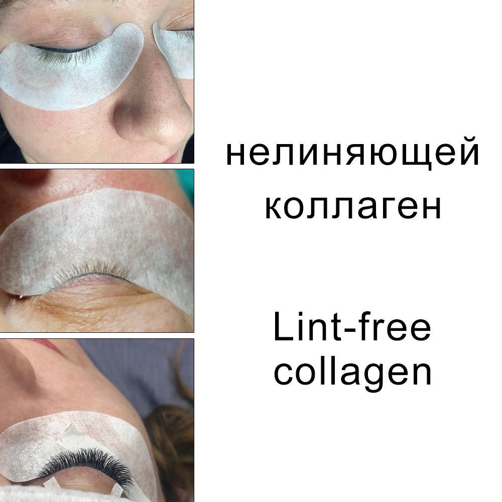 50 пар красивых подушечек для глаз, ресниц, наращивание ресниц, бумажные накладки, гелевые наклейки, обертывания, патчи