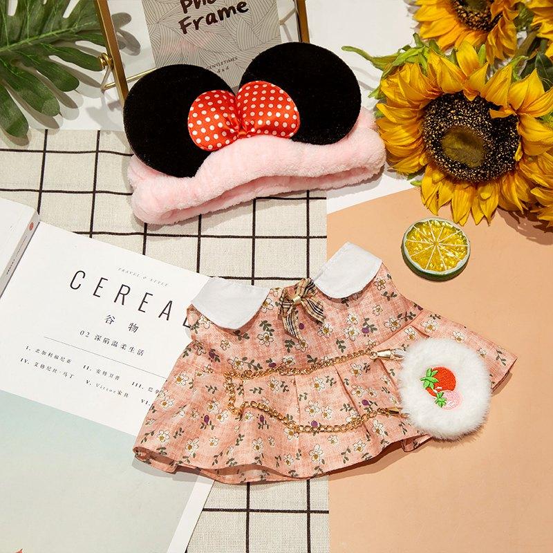 Аксессуары для кукол Lalafanfan Cafe Duck, одежда Kawaii Duck с одеждой, плюшевые игрушки, мягкая повязка для волос, подарок для девочек