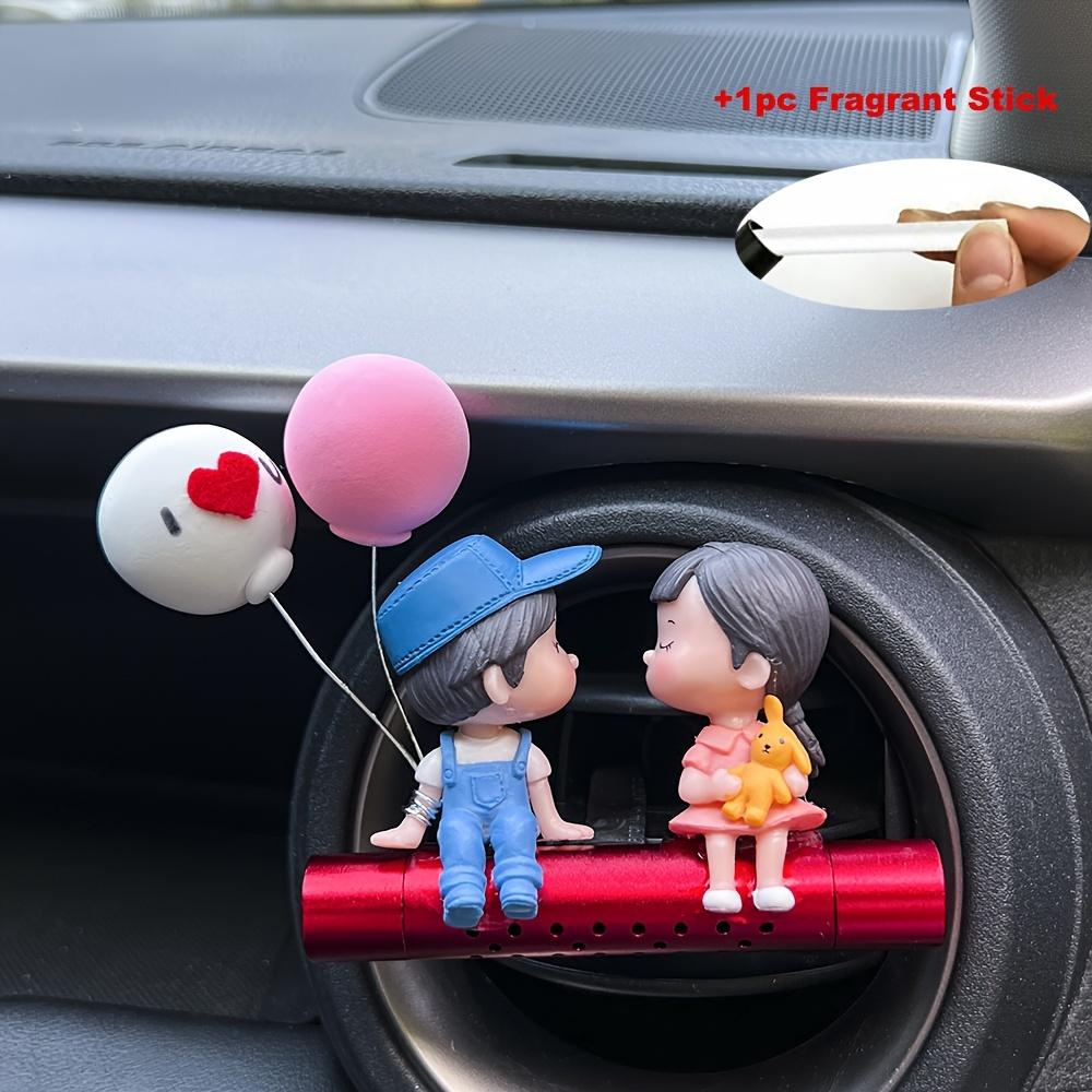 Автозапчасти Аксессуары для салона автомобиля Влюбленные Украшения для автомобиля Креативное украшение воздуховода автомобиля Мультяшная парфюмированная автомобильная мазь с ароматом автомобиля