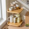 Multi-layer Kitchen Shelf Seasoning Storage Countertop Organizer Countertop Placement