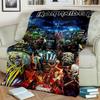 HD I-Iron Maiden Heavy Metal Band 3D Blanket,Soft Throw Blanket for Home Bedroom Bed Sofa Picnic Travel Office Cover Blanket Kid