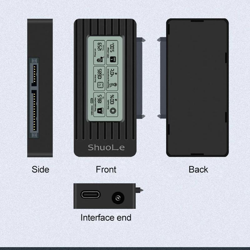 Адаптер-конвертер жесткого диска USB 3.0 - SATA IDE, кабель для 3,5-дюймового 2,5-дюймового HDD/SSD SATA III, адаптер жесткого диска для ноутбука