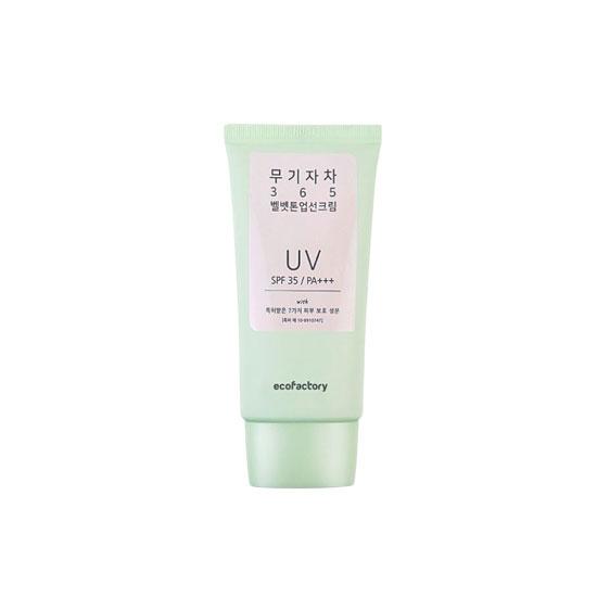 ECOFACTORY Inorganic 365 Velvet Tone Up Sun Cream SPF35 / PA +++ 50 мл