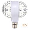 Hot Christmas Party 6W LED B22 E27 Crystal Ball Rotating Bulb Stage Light Bulb Disco Lamp