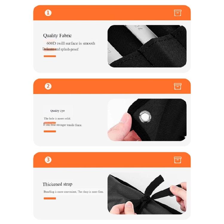 Органайзер-сумка для инструментов Усиленная ткань 600D для долговечности Сумка-органайзер для гаечных ключей