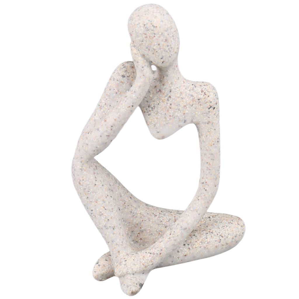 Статуя мыслителя из смолы, абстрактная фигурка мыслителя, украшение в стиле мыслителя для гостиной, офиса, книги