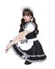 Cat Ear Maid Costume with Plus Cute Maid Halloween Maid Perfect for Photo School and Black [CR ROLECOS] Pannier, Size, Uniform, Costume, Women's,