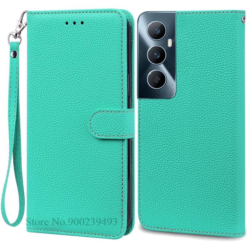 Для Realme C65 Чехол Кожаный Кошелек Книжка Чехол для Телефона Для Realme C65 4G Coque Fundas Для Oppo Realme C65 Чехол для Телефона