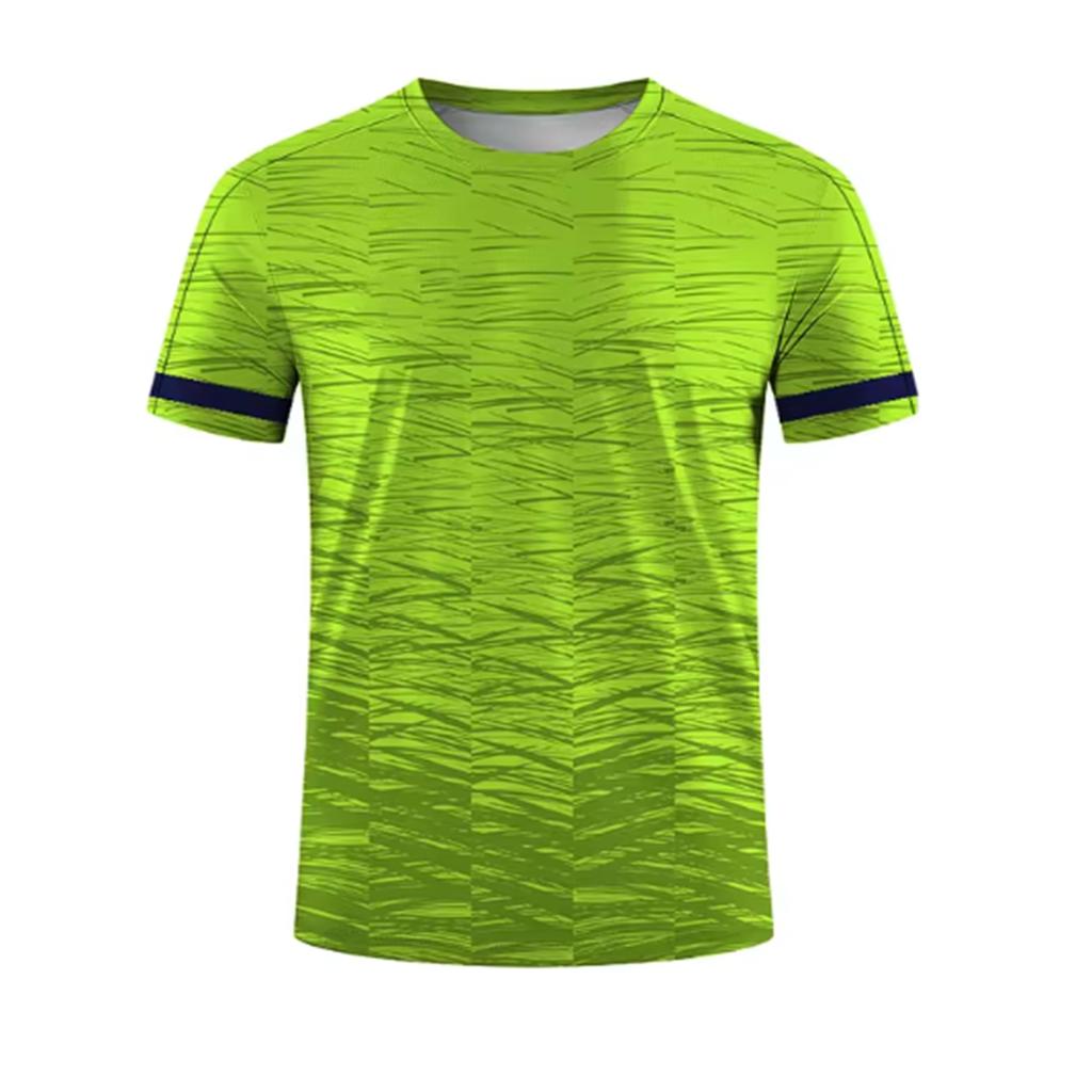 Men's 3D printed striped print breathable casual comfortable loose men's clothing sports T-shirt