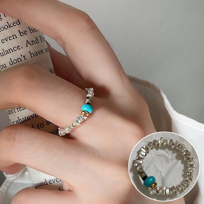 Винтажное посеребренное кольцо из серебра 925 пробы с жемчугом, открытое, для женщин