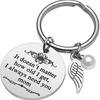 Mom Keychain Round Ring Faux Pearl Dangle Keyring No Matter How Old I Get I Always Need You Mom Keychain Mother Day Gift