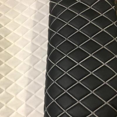 Вышитая ткань из искусственной кожи для рукоделия, толстая губка, стеганая ткань из искусственной кожи для обивки дивана, мебели, салона автомобиля