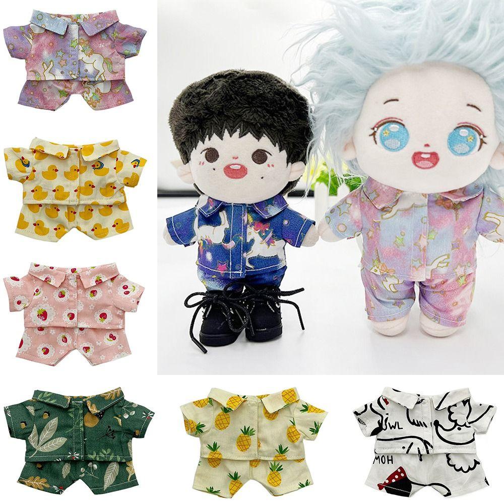 Outfit Cotton Stuffed Mini Clothes Doll Shirt 20cm Doll Clothes Doll Undercoat Firut Sleep Clothes