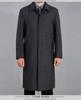 Мужское пальто из кашемировой шерсти: Классический длинный тренч для осени/зимы