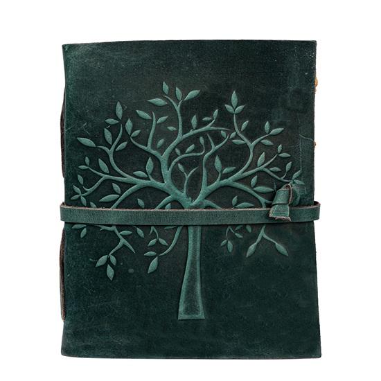 Журнал «Дерево жизни» Кожаный ежедневник ручной работы с неровным краем Бумажный блокнот Премиум-дневник