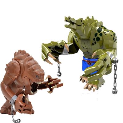 1 шт. блоки Rancor, совместимые с набором фигурок диких животных, строительные блоки, кирпичи, сделай сам, развивающие игрушки для детей