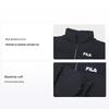 Fila Куртка пуховик унисекс с логотипом, на подкладке, свободного кроя, теплая, F51U349901F-BK