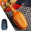 Кожаный чехол для ключей HOMALL, сумка для ключей для Peugeot Citroen