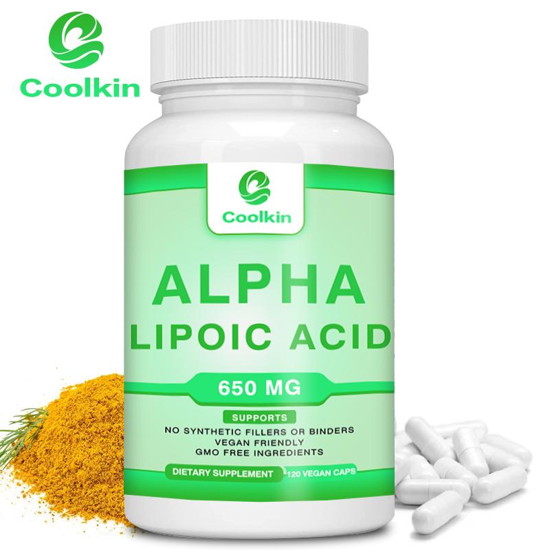 Coolkin is rich in alpha-lipoic acid, 650mg dietary supplement capsules, suitable for both men and women.