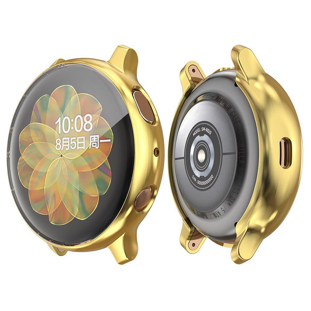 thin Full Cover Soft For Samsung Galaxy Watch Active 2 Screen Protector TPU Watch Case Electroplate