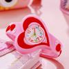 Cute and Sweet Colorful Cartoon Watch Pink Silicone Tape Quartz Cartoon Anime Female Student Watch