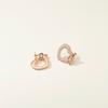 METROCITY JEWELRY Cuore Sterling Silver Rose Earrings A231SE0001RPA
