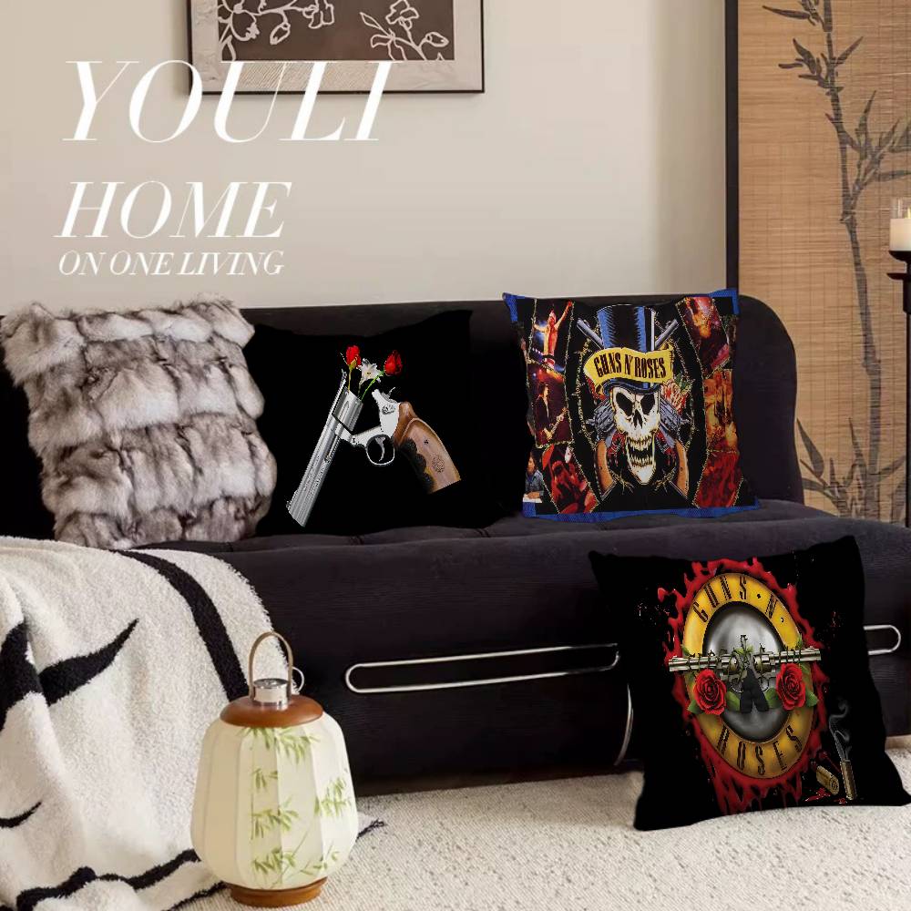 Cool Band G-Guns N-N R-Roses Rock Personalized Pillow Dust Cover Bedroom Kids Decoration Pillowcase Birthday Children Gift