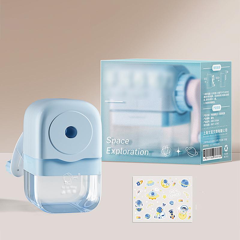 Pencil Sharpener, Manual Pencil Sharpener, Student Rotating Pencil Sharpener, Handheld Pencil Sharpener for Children