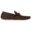 LOUIS VUITTON Driver Cow Leather Casual Shoes Men's Brown 1AD691
