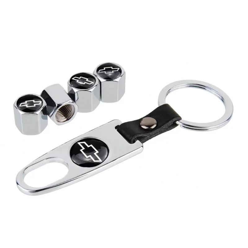 Car Wheel Metal Alloy Valve Caps For Chevrolet Cruze Malibu Spark Orlando Aveo Captiva Optra Trax Lacetti Tire Modification