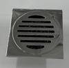 Classic Design Bathroom Kitchen Square Stainless Steel 201 Floor Drain Size 10cm*10cm Polishing Surface