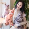 Baby-k 50 см милая имитация трехмерной подушки для кошки с рисунком тигра плюшевая игрушка-кукла